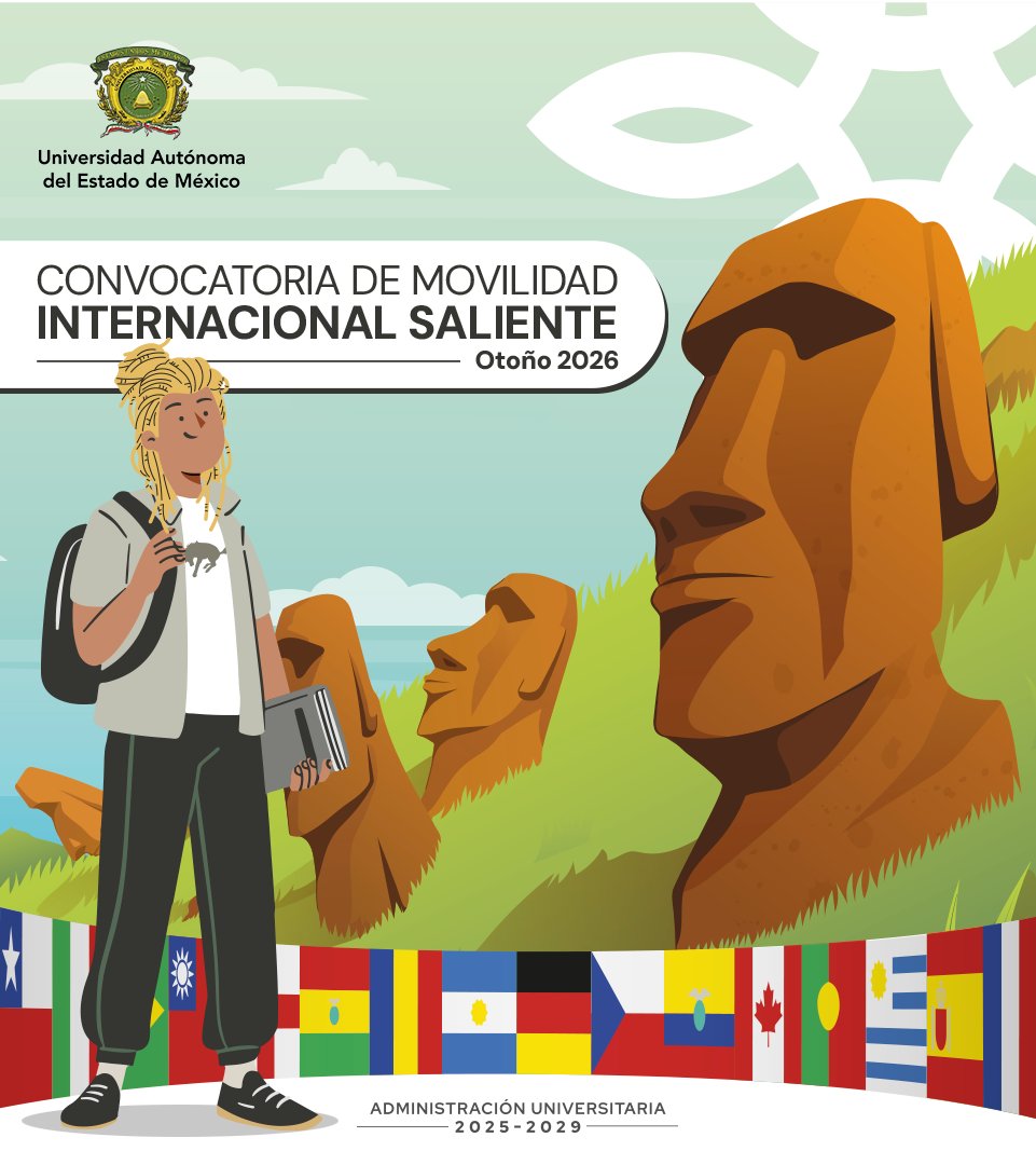 dae_uaemex's tweet photo. Las convocatorias de movilidad saliente 2026A y 2026B ya están disponibles.

Consulta las fechas límite en las convocatorias.

Intrainstitucional 2026A
https://t.co/hXKOlSex5Q

Nacional 2026B
https://t.co/S5WDH9Mmsm

Internacional 2026B
https://t.co/3rY5C30PiN

#UAEMéx https://t.co/91d2oOynw4