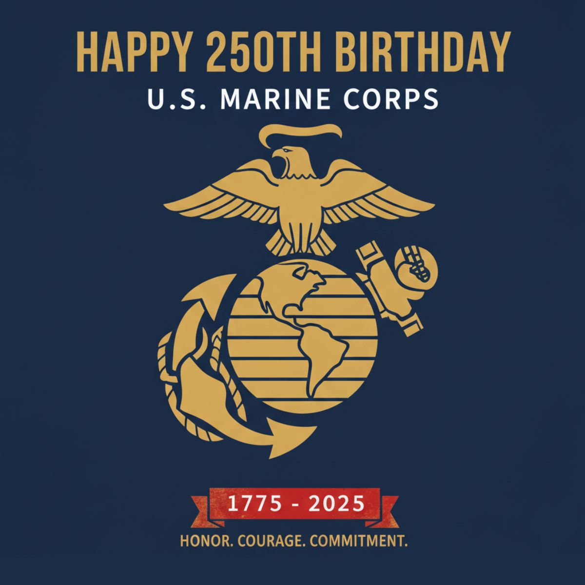 250 years of grit, sacrifice, and unshakable loyalty. Here's to every Marine who earned the title—and carried it with pride. Semper Fi. 🇺🇸 

#USMC #Marines250 #SemperFidelis #MarineCorps #MilitaryHistory #250YearsOfValor #DefendersOfFreedom #HonorCourageCommitment #ForgedInHonor