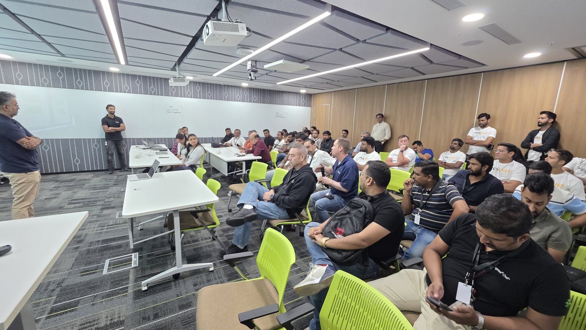 chef's tweet image. What an incredible day at the Chef User Meetup 2025 in Bengaluru! ⚡

From Custom Resources to AI in Chef and the Chef 360 Platform, every session was buzzing with energy and ideas.
 
#DevOps #ChefCommunity #ProgressChef