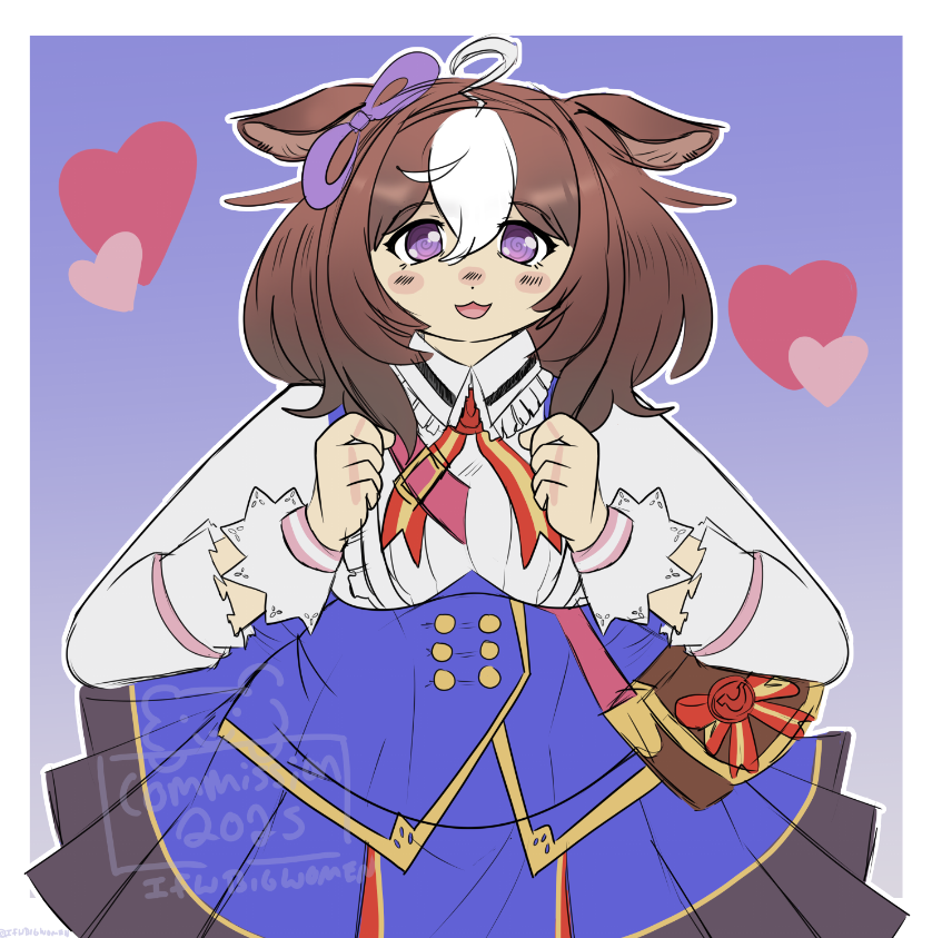 colored sketch of Meisho Doto for @/DoritoPeri 
💕🐴