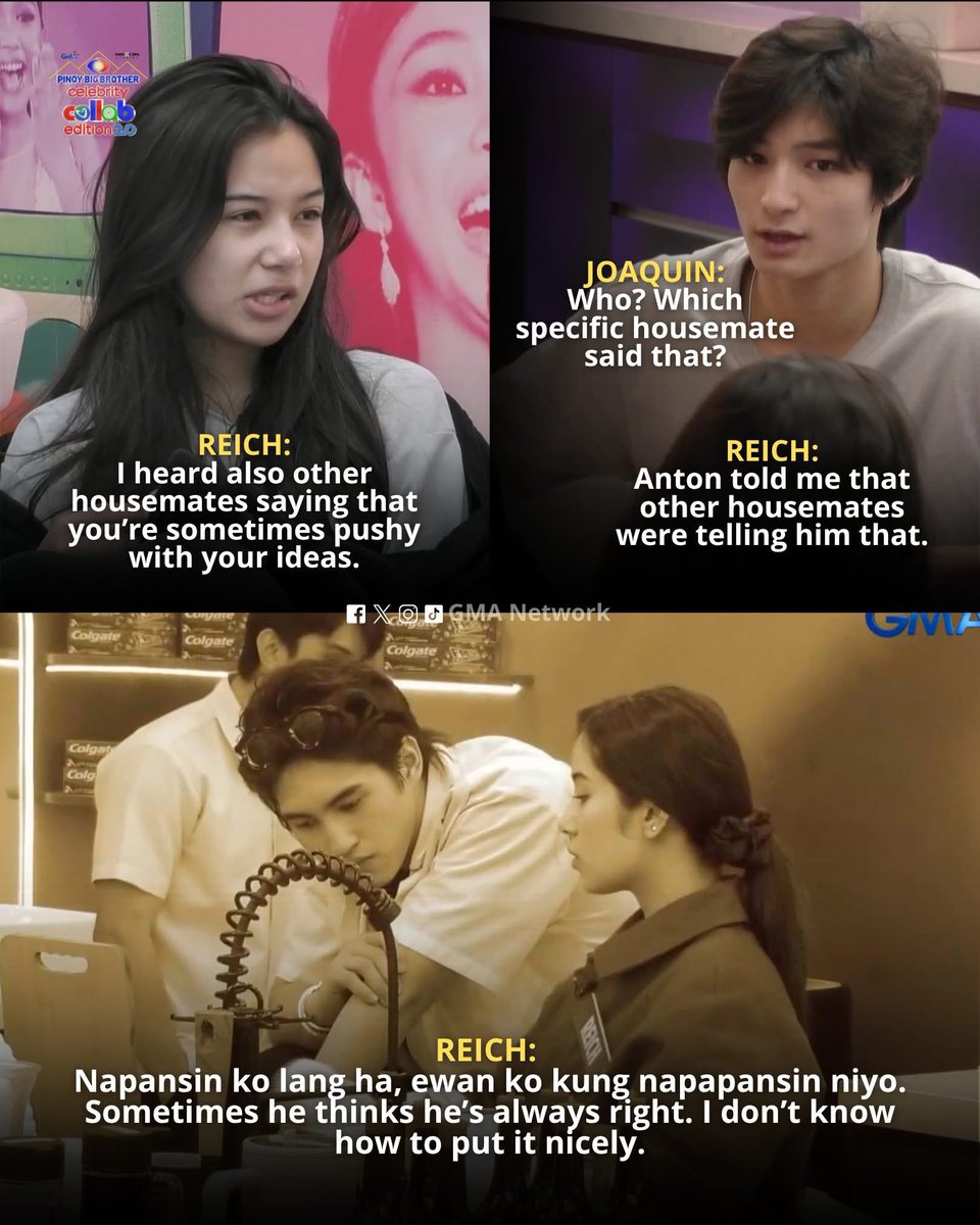 rnfpdlsdl's tweet photo. Reich is a confirmed manipulator in-the-making. See how manipulation can destroy everything. Kuya, baka pwede po i-roll VTR? @PBBabscbn 🫠🫠🤭🤭 https://t.co/TXp8X1c5eK
