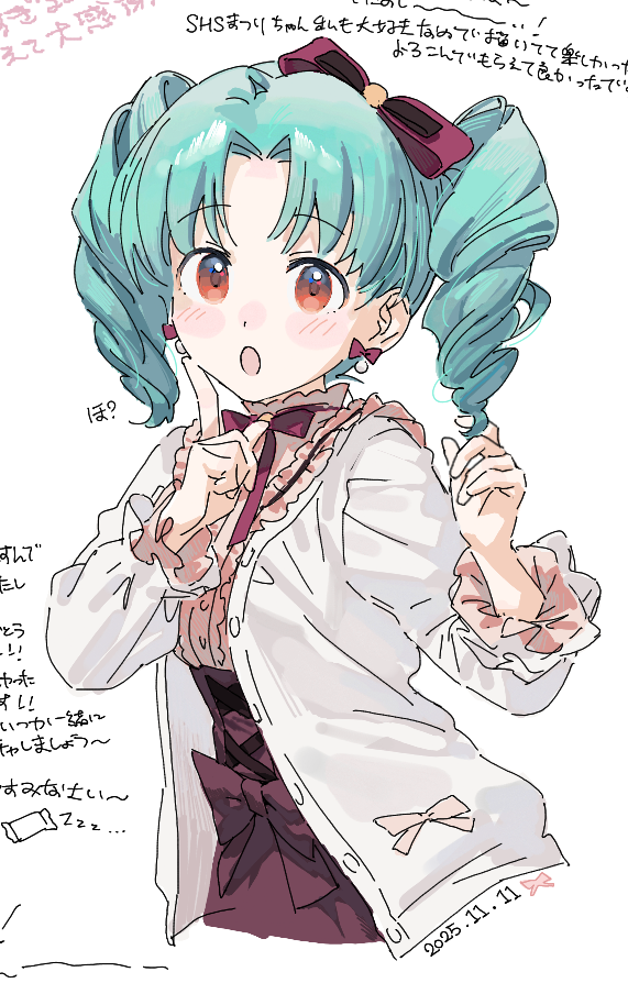 じモトさんの絵チャで描いた徳川まつりちゃん！