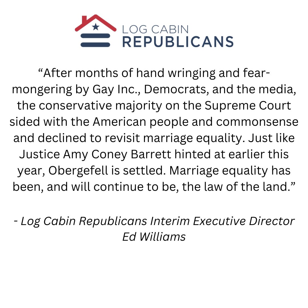 Log Cabin Republicans tweet media