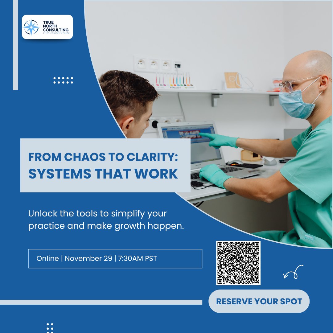 drcaryyurkiw's tweet image. From chaos to clarity. Learn systems that make your clinic run itself.

🗓 Nov 29 | 7:30 AM PST

📞 778-215-9310 | Scan the QR code

#SmartSystems #ClinicWorkflow #HealthcareLeadership #TrueNorthConsulting #DoctorSuccess
