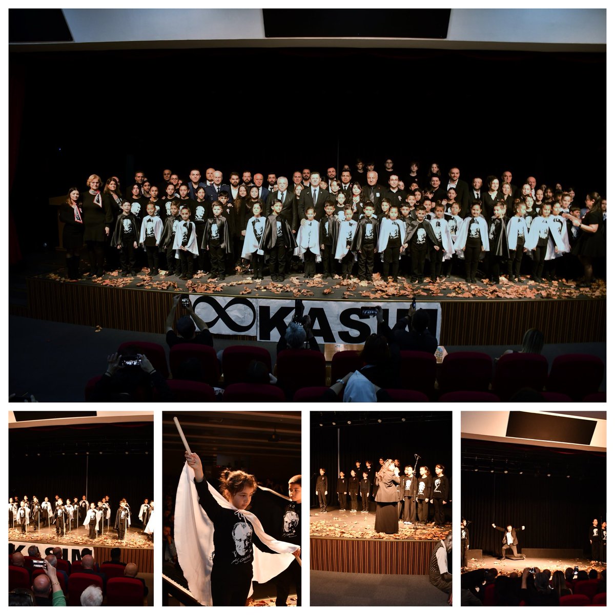 🇹🇷 Sonsuz Minnetle, Sonsuz Özlemle…

Ulu Önder Gazi Mustafa Kemal Atatürk, ebediyete intikalinin 87. yılında Taşdelen Turgut Özal Kültür Merkezinde düzenlenen anlamlı bir törenle anıldı.

Saat 09.05’te ülkemizin dört bir yanında olduğu gibi Çekmeköy’de de hayat durdu…
Saygı