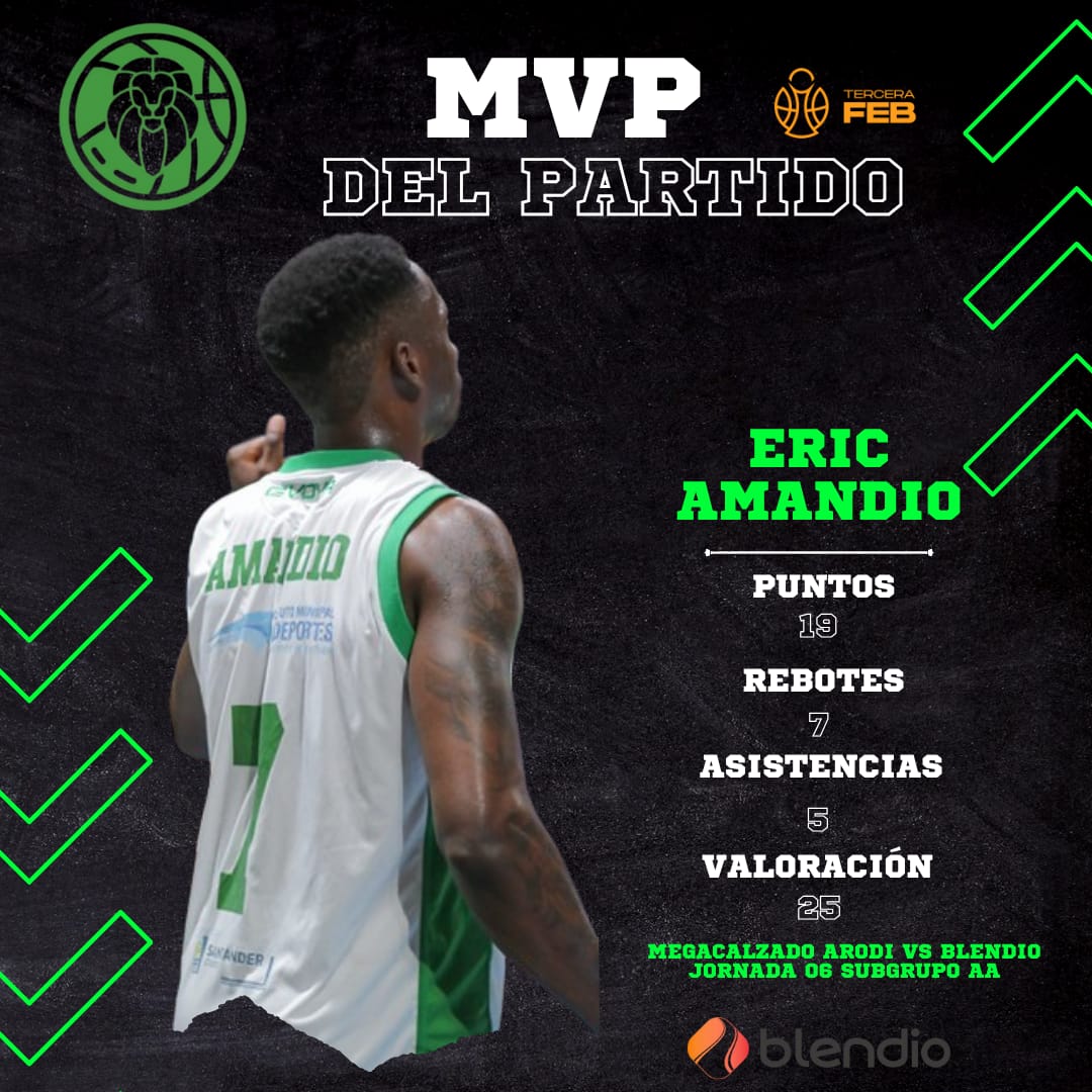 🌟 MVP 🌟 El cuarto seguido de <a href="/eric_amandio/">Eric Amandio</a> 😯🔥

➡️ 19 puntos
➡️ 7 rebotes
➡️ 5 asistencias
➡️ 25 de valoración