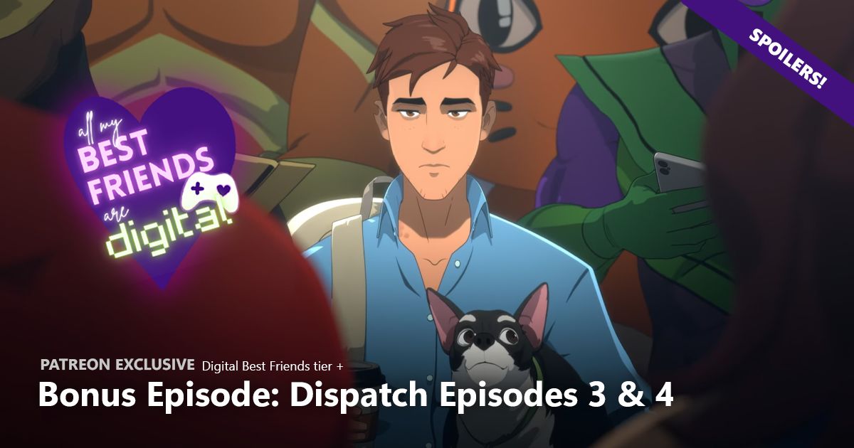 AMBFAD's tweet image. We published our discussion of episodes 3+4 of Dispatch last week for patrons! Do the rampant HR violations continue?! patreon.com/ambfad