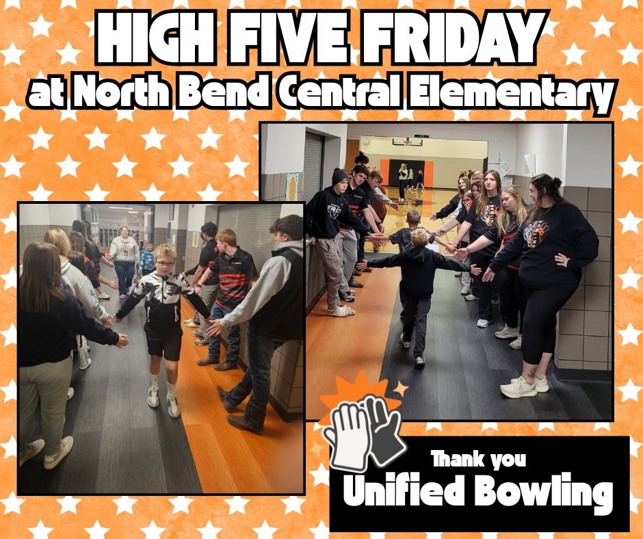 High Five Friday was off to a striking start last week thanks to the NBC Unified Bowling team! 🎳🙌 They brought great energy and big smiles to begin the day!