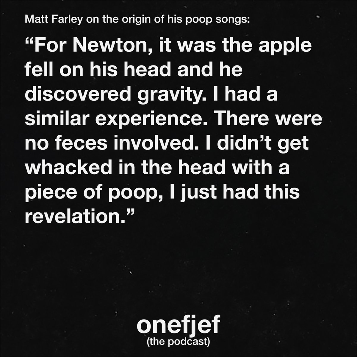 onefjef's tweet image. I interviewed the incredibly prolific musician Matt Farley, and he explained how he came up with the idea for his most notorious content. 

onefjef Ep. 7 - listen wherever you listen to podcasts or right here: player.captivate.fm/episode/1bcafe…  @MoternMedia #onefjef #podcast