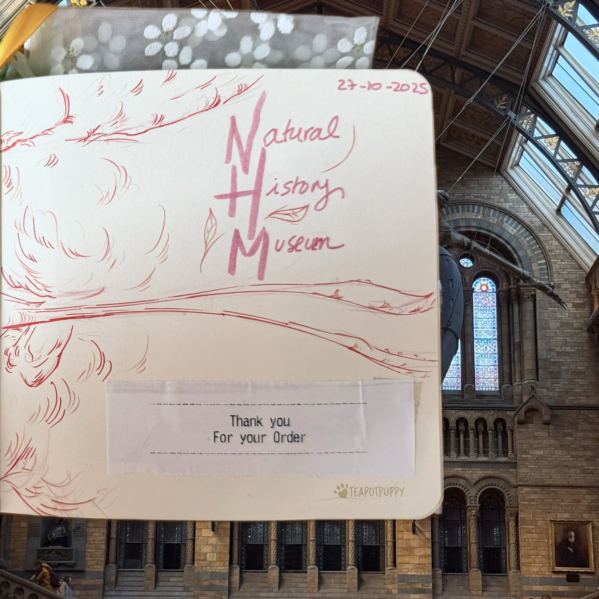 teapotpuppy's tweet image. Some sketches from the Natural History Museum in London💖✨ I had so much fun I wish I can go back soon😭💕 

#sketchbook #traditionalart