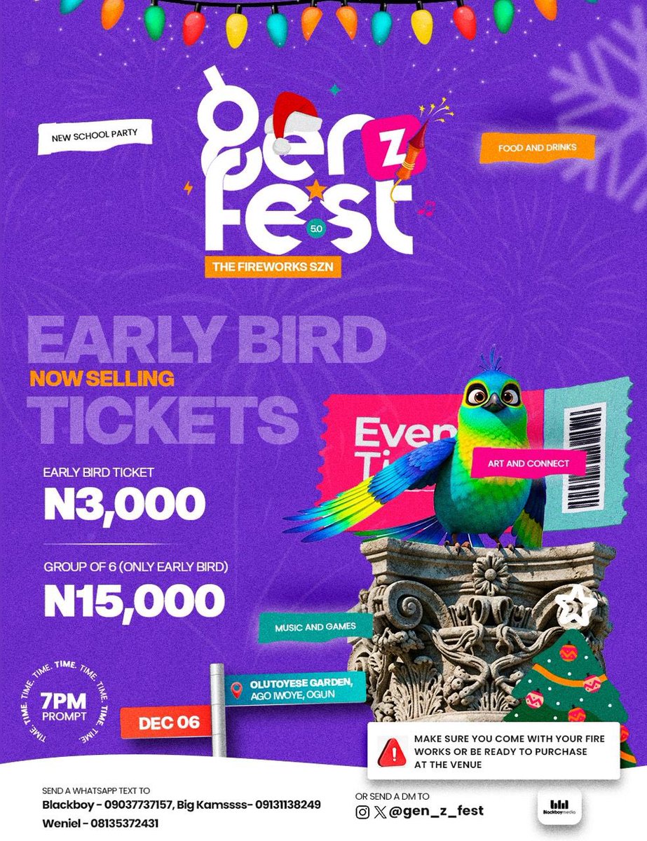 gen_z_fest's tweet photo. don’t forget to remind your friends that the sale of GEN Z FEST early bird ticket has started. send a DM to get yours today! ❤️ https://t.co/bZNwrkGzHg