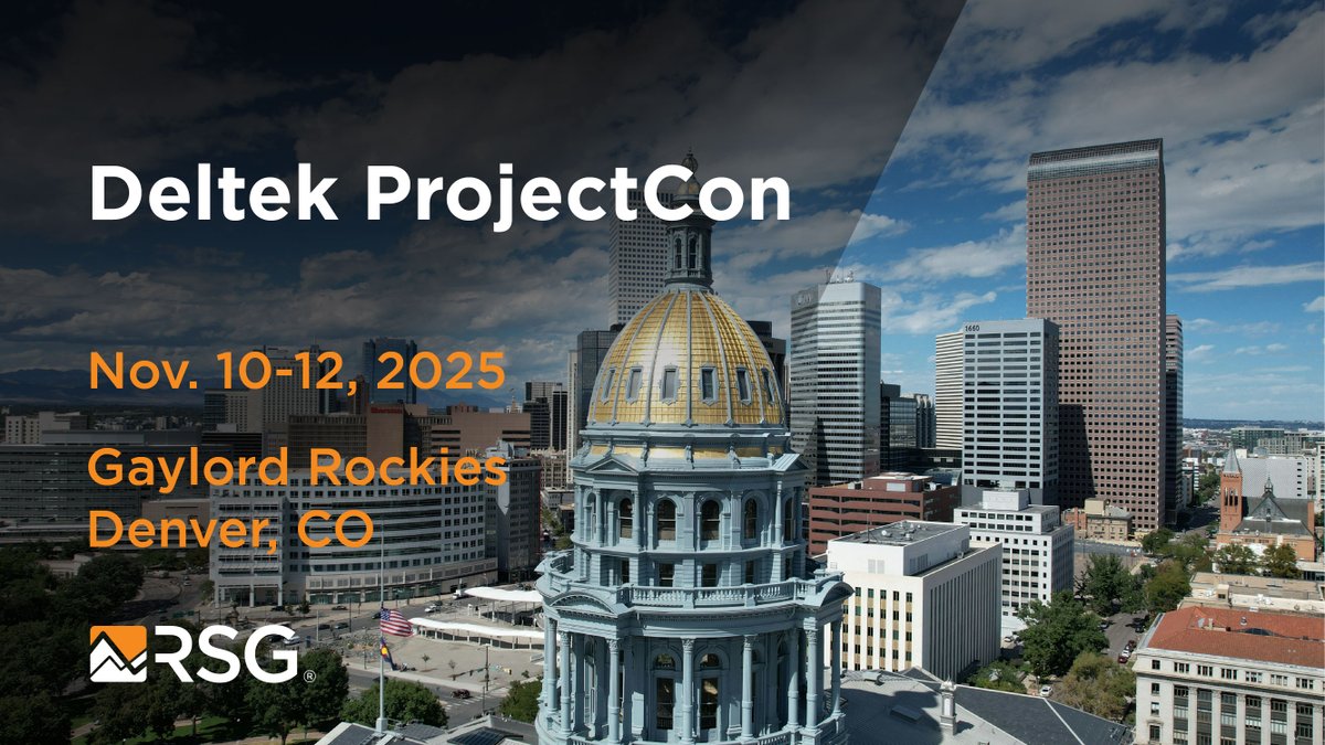 RSG_inc's tweet image. RSG is proud to be presenting at #DeltekProjectCon 2025 (Nov 10–12)! 🎉Join Michie Blevins &amp;amp; Kathleen Aman, as they share how RSG uses @Deltek
to boost collaboration, strengthen #projectmanagement, &amp;amp; drive data-driven results.📷Learn more: bit.ly/3WNIaTO