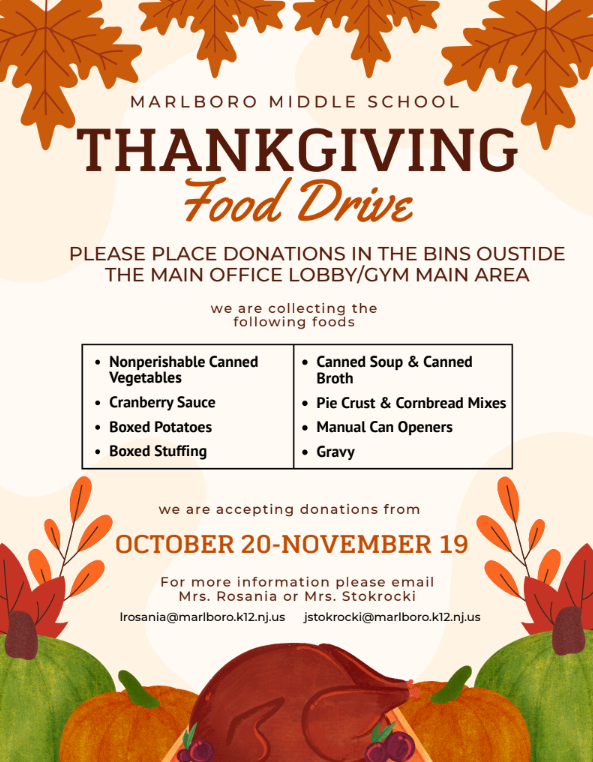Thanksgiving Food Drive!