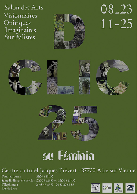 The first photos of the 'Au Féminin' exhibition with Aixe Déclic Culturel came in. Thank you to the curators and entire team for setting this up with such great care!