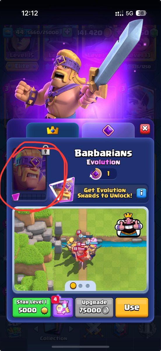 ShreyanTJS's tweet photo. Can I know why I don’t have the Evo? @ClashRoyale 
I should have 2 from the Trophy Road https://t.co/BOxlOFzOPZ