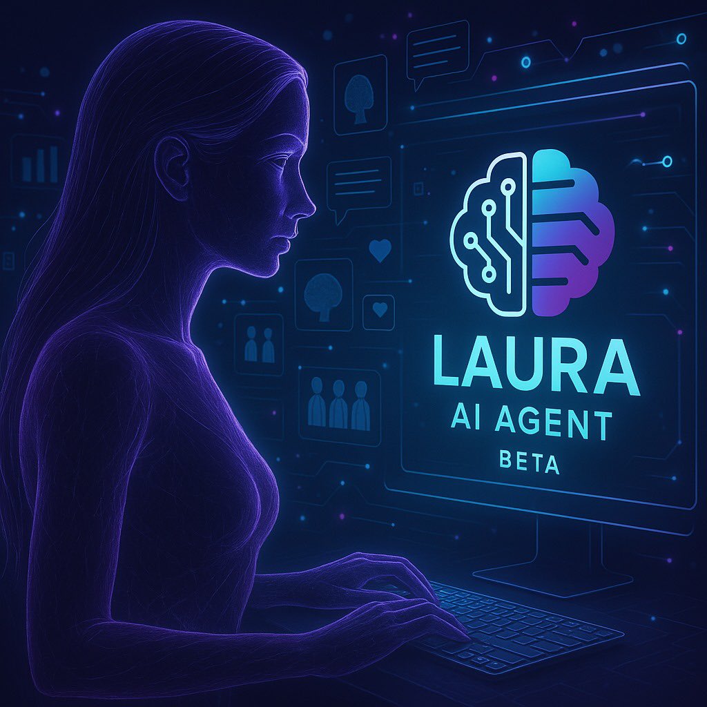 LAAIAGENT's tweet image. 🧠 LAURA AI AGENT — OFFICIAL BETA LAUNCH

🚀 A new era begins.
The public Beta of Laura AI Agent is now LIVE — a revolutionary AI ecosystem built to learn, adapt, and optimize profitability.

⚙️ Phase 1 starts today:
• Access the user dashboard
• Explore available functions
•…
