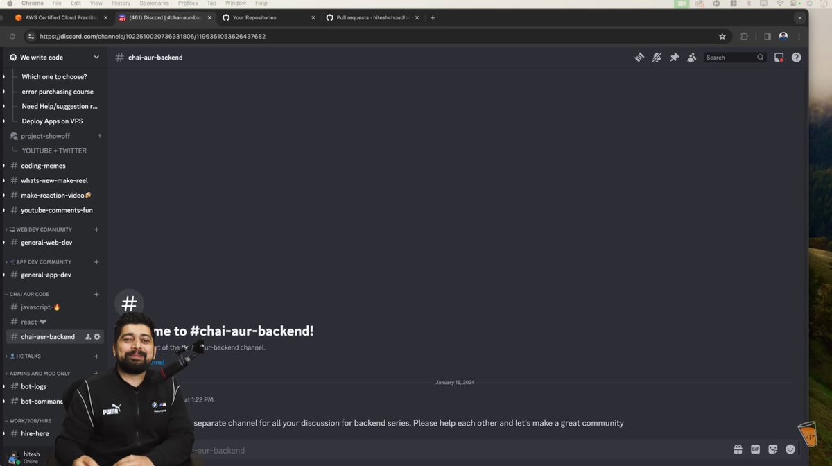 codeXninjaDev's tweet image. Day 25 of #BackendNinjaChallenge by 
@ChaiCodeHQ @Hiteshdotcom
💻Backend Finale
- Deployment
- Frontend ↔️ Backend connection
- Models &amp;amp; Schemas
- Controllers
- Custom API Response &amp;amp; Error Handling
- Routing &amp;amp; HTTP basics
Now time to complete the final assignment! 🚀
#backend