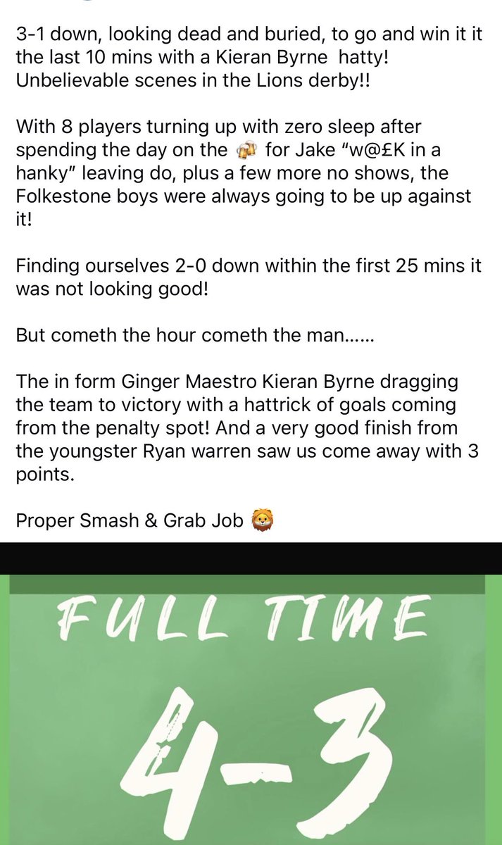 FolkestoneLions's tweet photo. https://t.co/sizUosWTMp