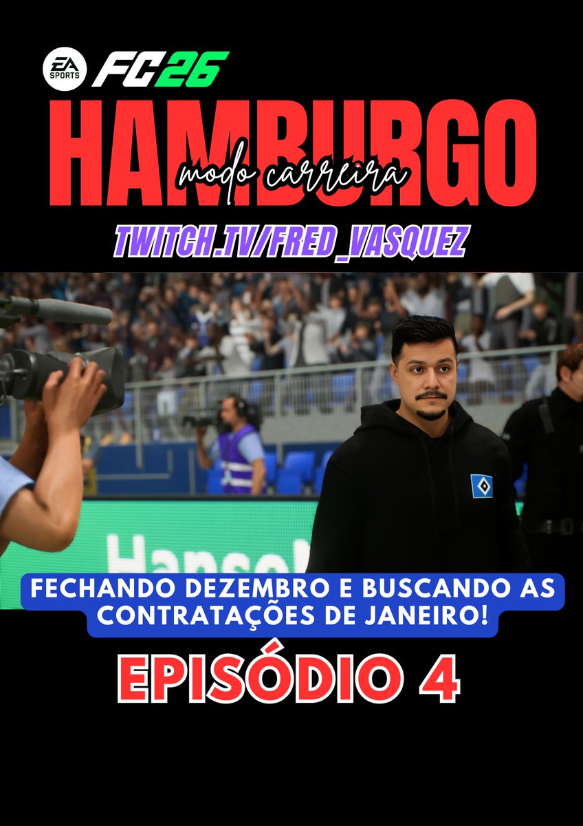 MODO CARREIRA FC 26! Me ajuda nas contratações de JANEIRO?

twitch.tv/fred_vasquez