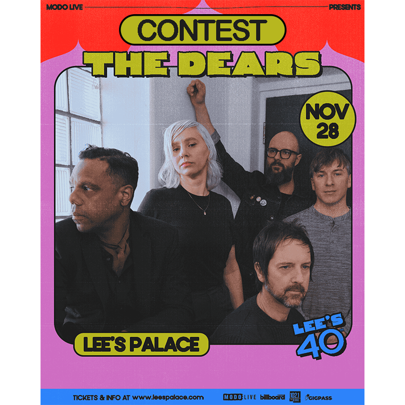spillmagazine's tweet image. 🏆SPILL CONTEST: WIN A PAIR OF TICKETS TO SEE THE DEARS AT LEE'S PALACE ON NOVEMBER 28!🏆
spillmagazine.com/102919

#contest #sweepstakes #enter #merch #prizepack #prize #winner #win #free #enternow #indie #rock #indierock #pop #indiepop #montreal #quebec #canada 🇨🇦