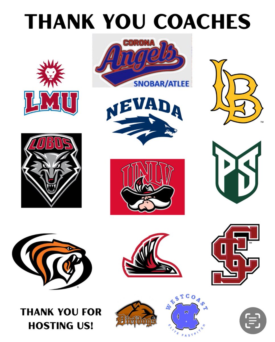 Thank you to the coaches who came out and watched our athletes this weekend! We appreciate you taking the time to come and see what we’re all about! And thank you to West Coast Elite and the Dirtdogs organization for hosting such a great tournament!

<a href="/lmulionsSB/">LMU Softball</a> <a href="/LBSUSoftball/">LBSU Softball</a>