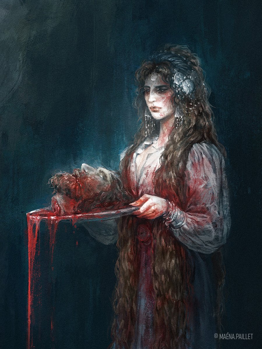 Le Sang d'Holopherne

After a long art block, I return with my humble personal vision of Judith 🩸 A strong woman figure so deeply woven into Art History, and one that has never ceased to fascinate me as well.