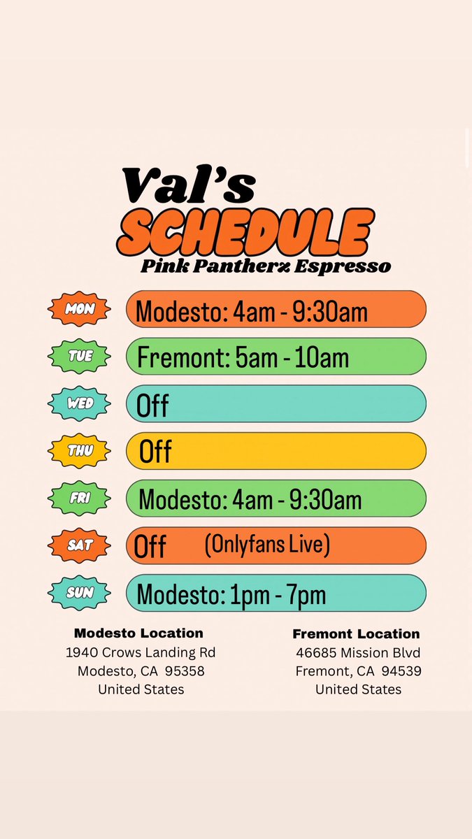 Yummyvalll's tweet photo. New schedule! Stop by this Monday, Tuesday, Friday, Sunday 😘🩷 https://t.co/0jVCKxafvH