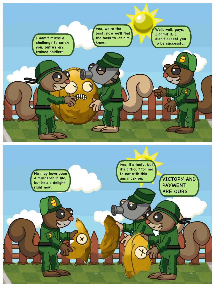 charamanti6's tweet image. El 8 fue el cumpleaños de mi amigo @JackMissions, así que este es su regalo atrasado, para iniciar bien la semana 

The 8th was my friend @JackMissions&apos; birthday, so this is his belated gift to start the week off right. 

#pvzagentes #pvzh #pvz #comic