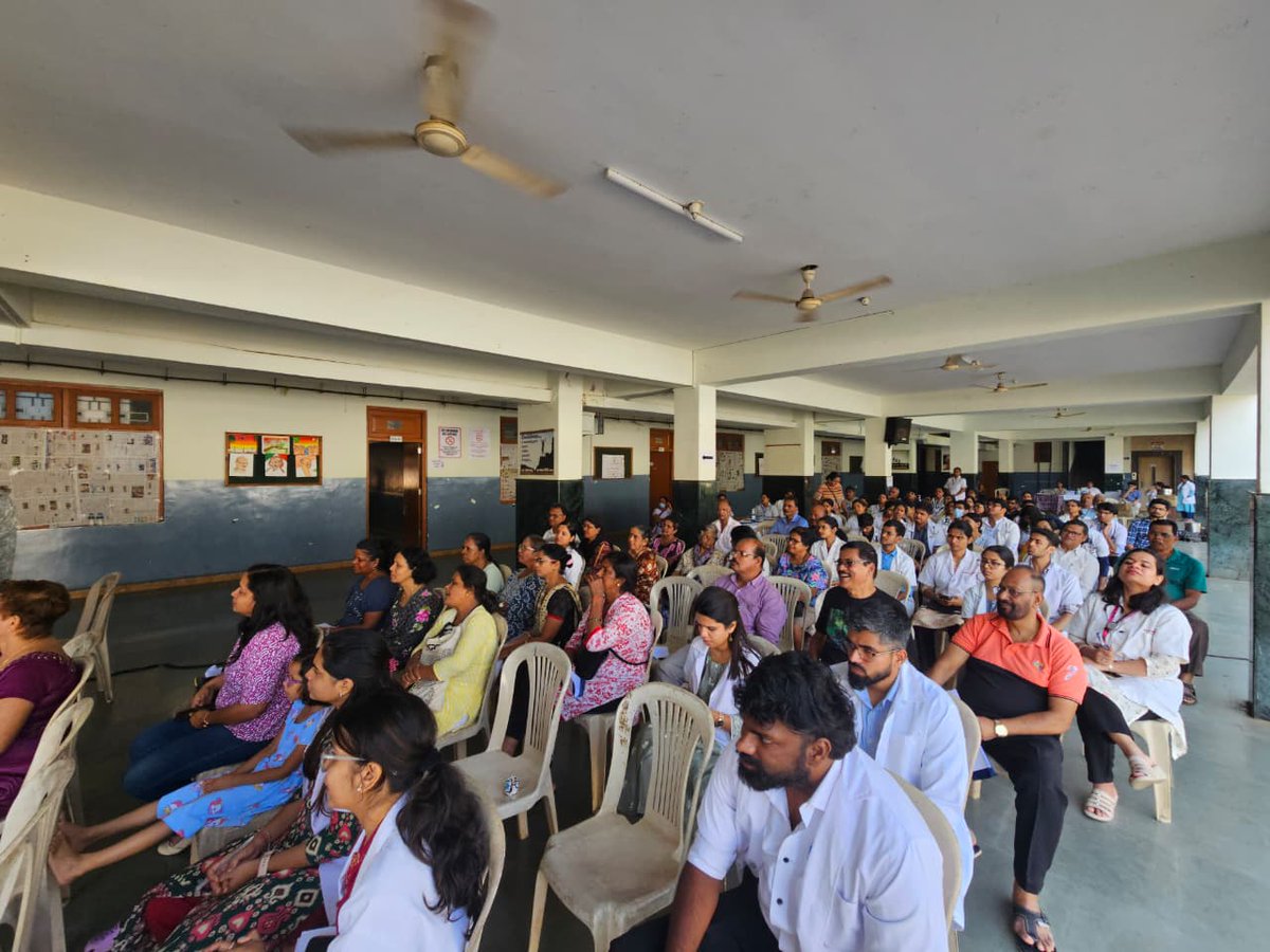 MsnGoa's tweet photo. Cancer Screening Abhiyaan held at Santa Cruz High School, Santa Cruz Goa on Sunday,  9th November 2025. 

IMA-MSN Council'25 
Caring Hands: Where Excellence Meets Compassion ✨️ https://t.co/UoC4IW1fM9