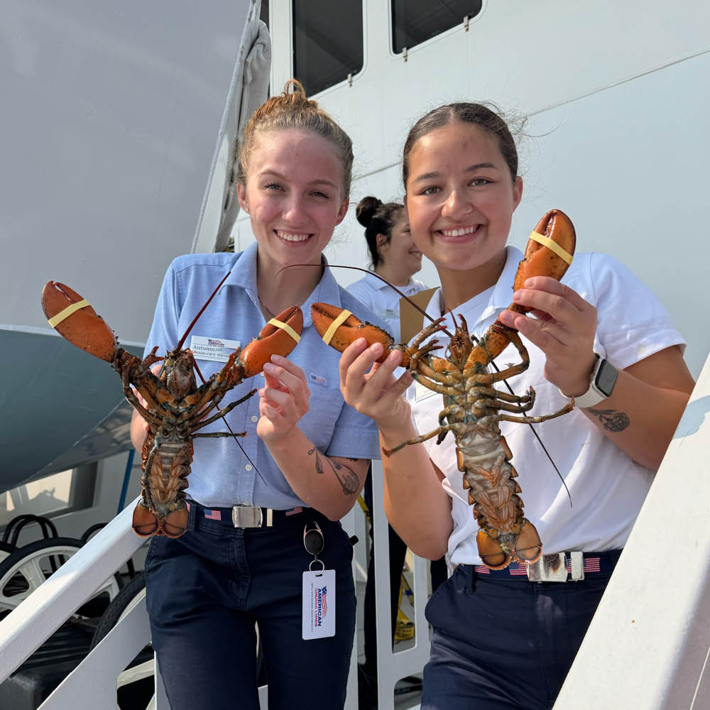 From shipboard hospitality to local flavors, the American Cruise Lines crew always dives into the experience — lobsters and all!