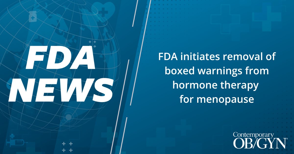 The <a href="/US_FDA/">U.S. FDA</a> will remove broad boxed warnings from menopausal #HRT after a full evidence review. Updated labels and new treatment options are on the way, including a generic conjugated estrogen product and a non-hormonal therapy for VMS. #MedTwitter #OBGYN
hubs.li/Q03SrlvG0