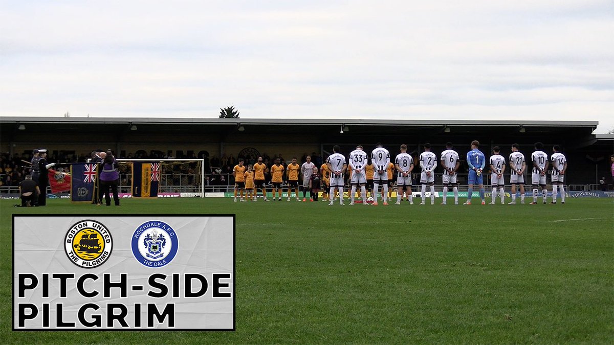 Pitch-Side Pilgrim - Boston United Vs. Rochdale AFC:
youtu.be/J12HTisohd8?si…