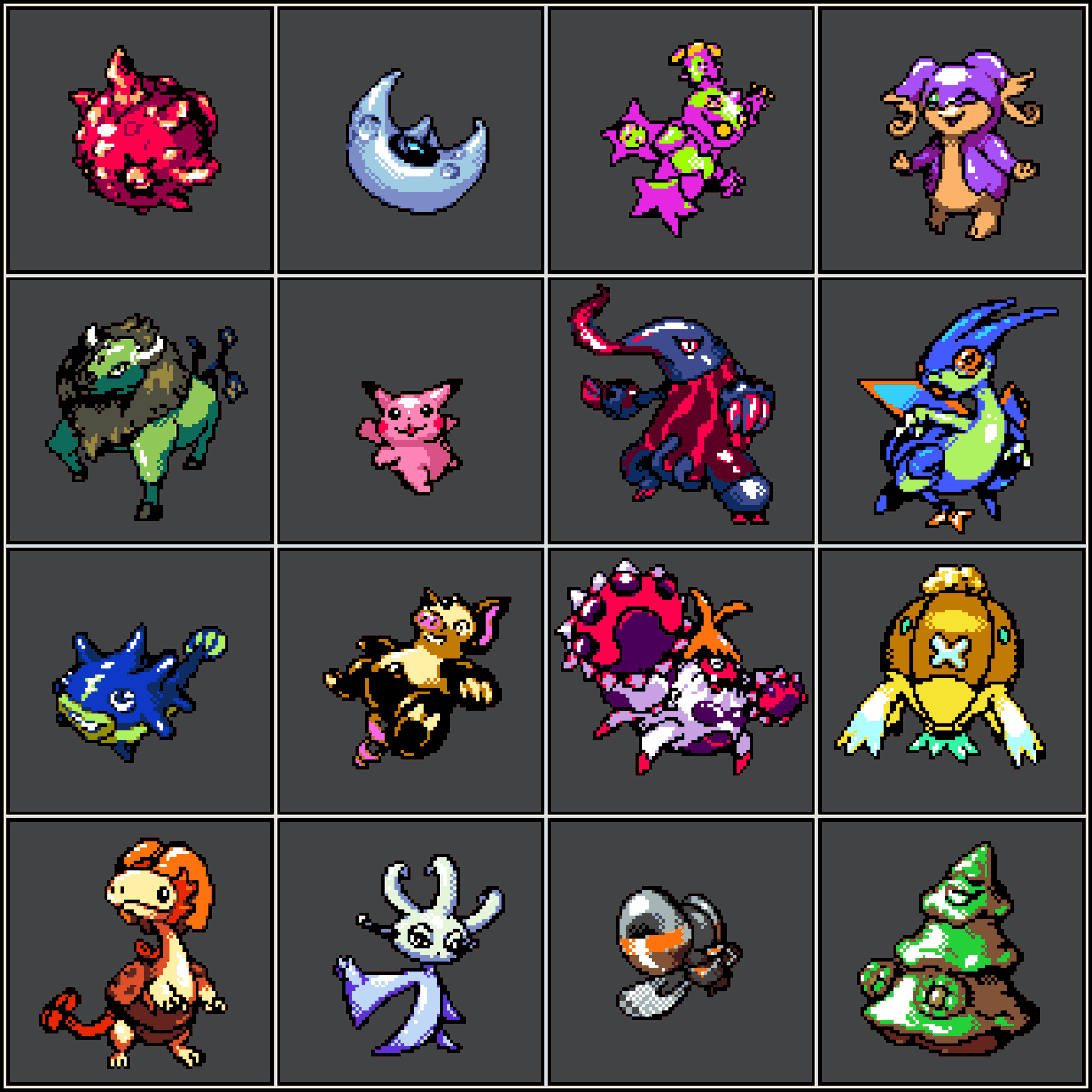 Rockcakes's tweet photo. Lastly, There's these . These are for a personal fangame of mine i'm trying to make.

But I guess if people wanna see the others, I could share the others I have so far. But they're mostly private. 

So this is more like a teaser for what you might see in the fangame https://t.co/NhN5i2vPSV
