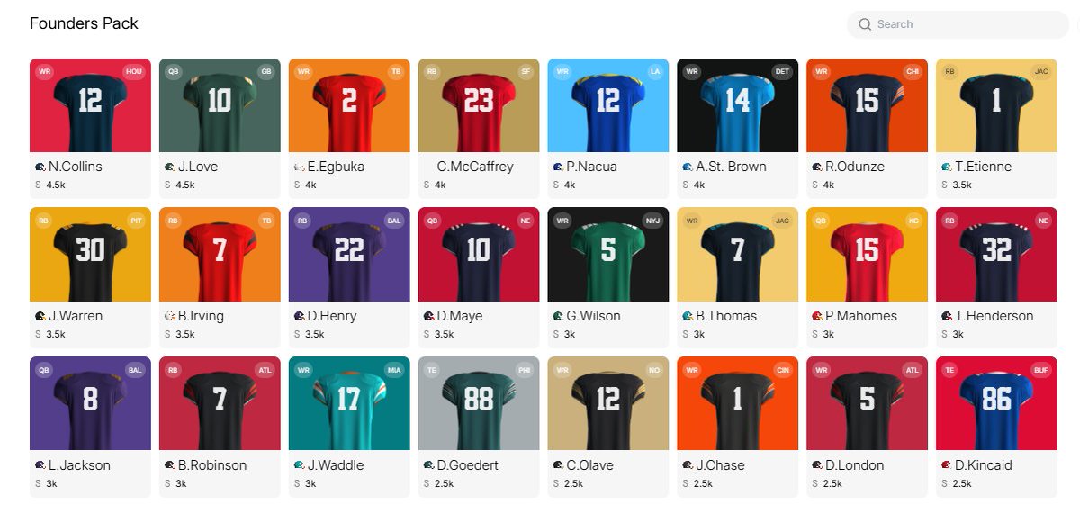 My largest pulls from the NFLdotfun packs! <a href="/footballdotfun/">Football.Fun</a>