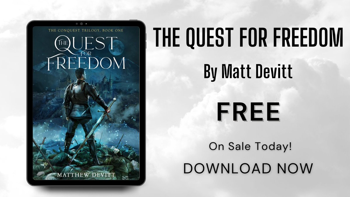 Whizbuzz's tweet photo. Explore the world touched by war, injustice and hope in Matt Devitt's The Quest For Freedom. https://t.co/6KlryoI3wu #EpicRead #FantasyFiction https://t.co/TWRyuwXHfe