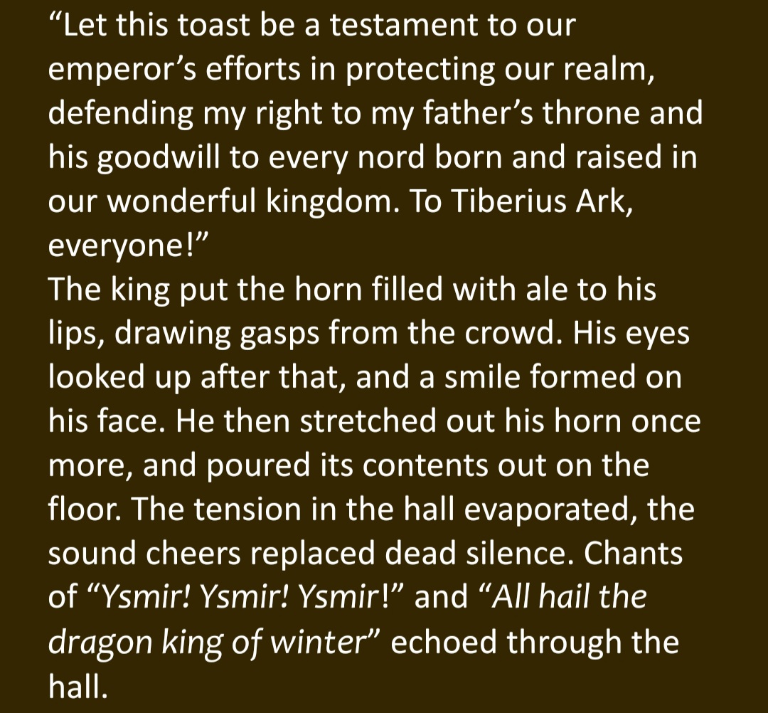 LC_AODLP's tweet image. No love lost between king Ysmir Grimarth and emperor Tiberius the seventh

Chapter 7, Magnus I