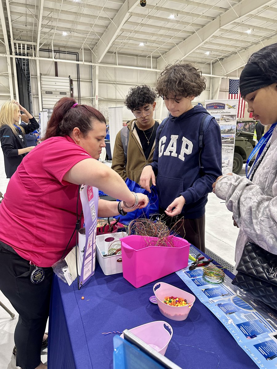 #WomeninAviationInternational was thrilled to support the 19th Annual Aviation Education &amp; Career Expo hosted by @riderjetcenter at Hagerstown Airport in Maryland on Friday, November 7. Nearly 1,000 high school students from Maryland, Pennsylvania, and Virginia attended to learn