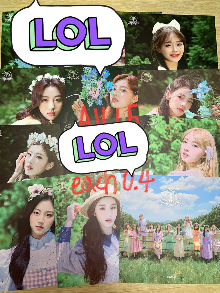 loona go 

1. foto tane 28₺
2. foto tane 20₺
3. foto tane 38₺

ilk foto dolmaya yonelik coklu oncelikli
digerleri de duruma gore bakariz