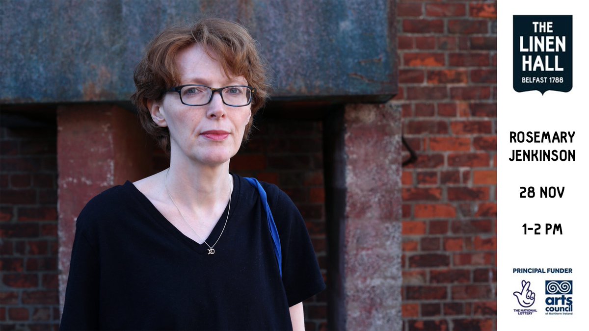 thelinenhall's tweet photo. Rosemary Jenkinson
28th November – 1:00 pm - 2:00 pm
£5.00 – £6.50

Novelist, playwright and poet Rosemary Jenkinson in conversation with Malachi O’Doherty, talking about what has driven her recent creative burst, the challenges of writing across different genres and why she believes words are always a form of resistance.

To learn more please visit: https://t.co/KwoYwT5dmu

#LinenHall #OpeningMinds #Belfast