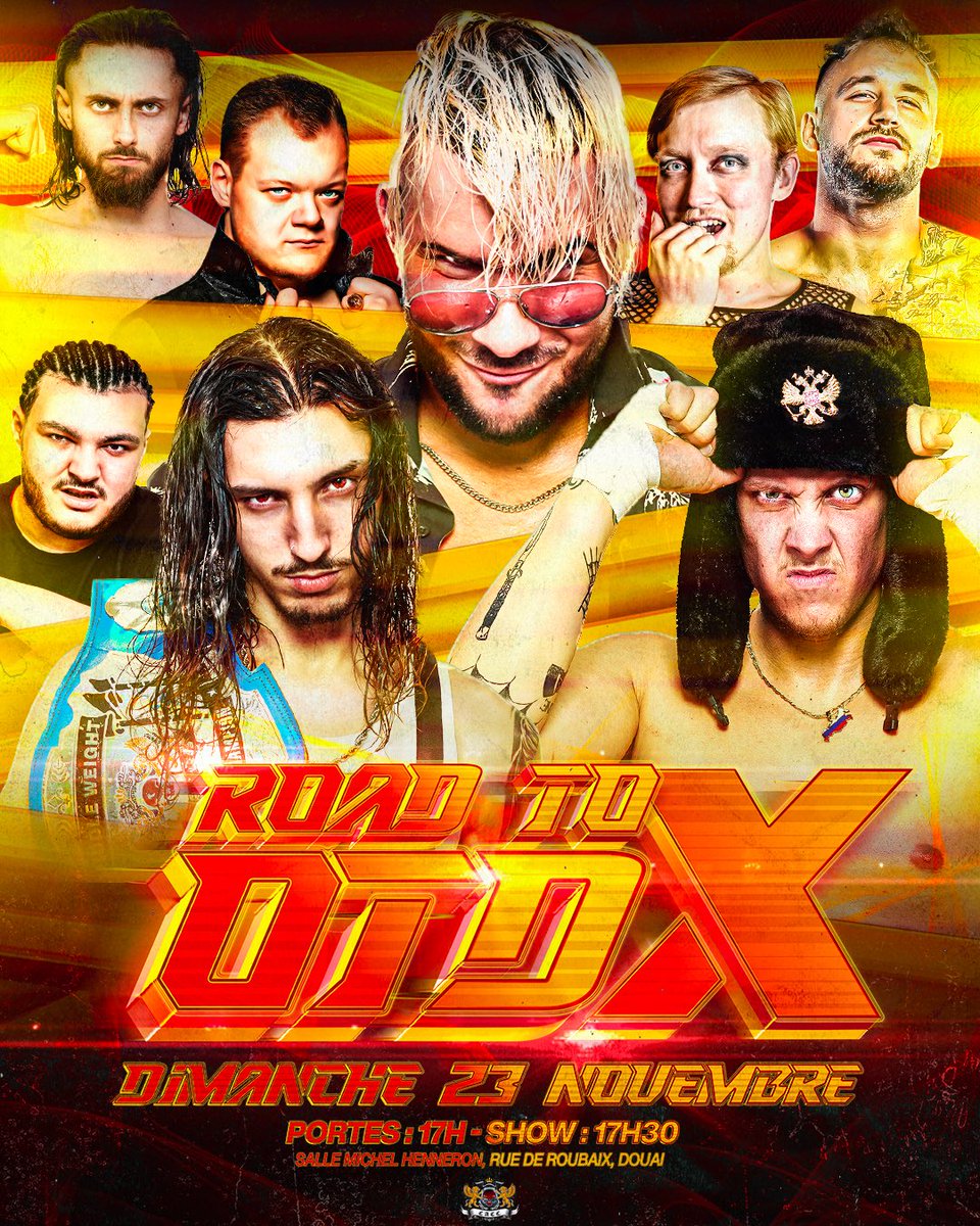 🛣️ ROAD TO OTD X 🛣️

Le 23 novembre, ne manquez pas ROAD TO OTD X 🚪

🔥 Rendez-vous le 23 novembre pour la dernière ligne droite avant la 10ᵉ édition d’OPEN THE DOOR 👀‼️

🎟️ Billetterie : my.weezevent.com/road-to-otd-x￼