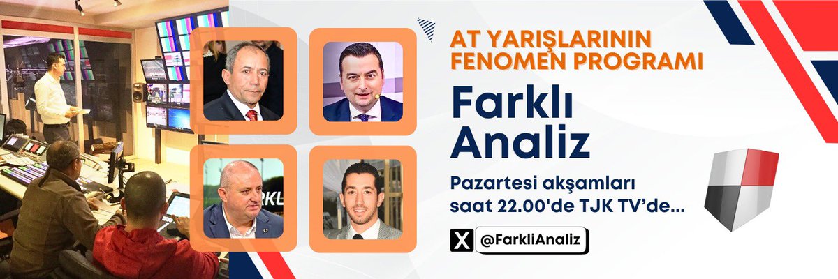 🎙️Bu gece #FarklıAnaliz gecesi…

📌Sezon finali olan Sakarya, Hitit, Atıf Esenbel ve Fetih Koşusu kayıtlarına ilk sözler
📌GR &amp; KV koşu yorumları
📌Tartışmalı yarışlara farklı analizler
📌Nostalji (S.Akdı &amp; H.Karataş)
<a href="/Atahanzilcioglu/">𝑨𝒕𝒂𝒉𝒂𝒏 𝒁𝒊𝒍𝒄𝒊𝒐𝒈𝒍𝒖</a> <a href="/zadikgokoglu/">Zadik Gökoğlu</a> <a href="/emiromer/">Emir Ömer Akdı</a>