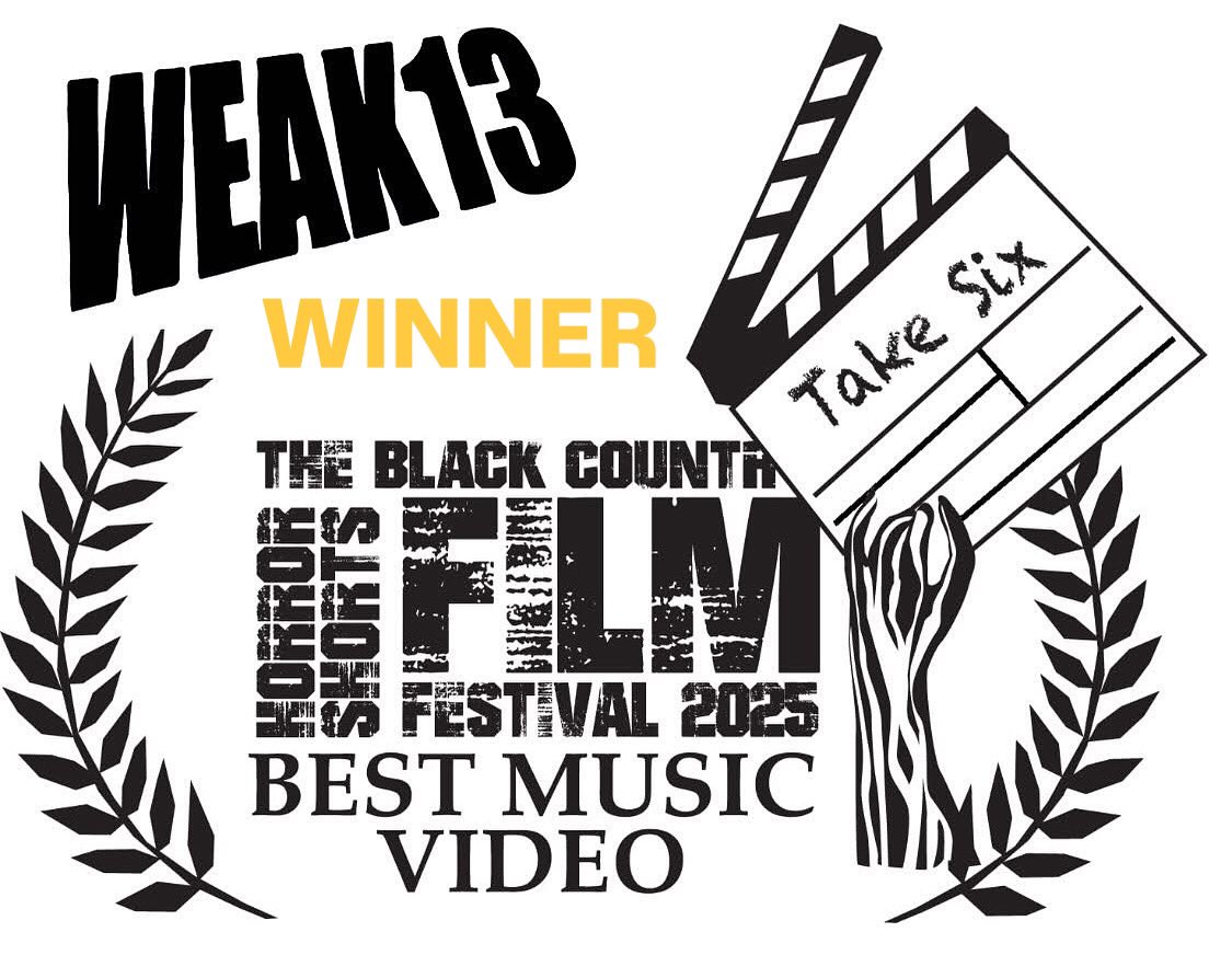 ANNOUNCEMENT
WEAK13 have won the “Best Music Video” category for ‘Unpopular’ in this year’s Black Country Horror Shorts film festival 2025. 

Award winner “Best Music Video” 
‘Unpopular’
youtu.be/3uu97P-0Obc 

#filmfestival #awardwinning #westmidlands #Awards #musicvideo