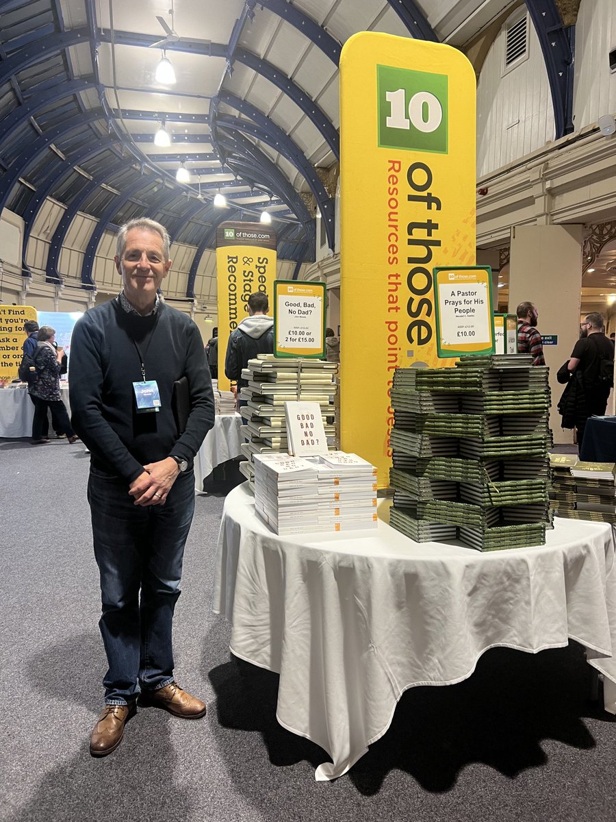 Great to see my book on Fatherlessness “Good Bad No Dad?” displayed by ⁦<a href="/10ofthose/">10ofthose 🇬🇧 (UK)</a>⁩ ⁦<a href="/theFIEC/">FIEC</a>⁩ ⁦<a href="/gracepubbooks/">Grace Publications Trust</a>⁩