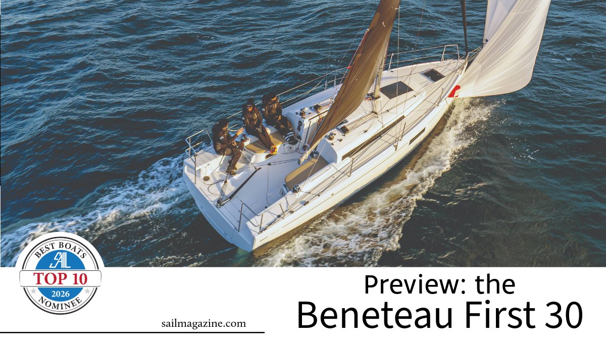 This boat was designed with two things in mind: easy planing and a price to draw in new owners. Stay tuned for a full review in SAIL Magazine. tinyurl.com/8newjtew @Beneteau_USA #sailboats ⛵️ #sail #sailing #cruising #boats #racing #sailor