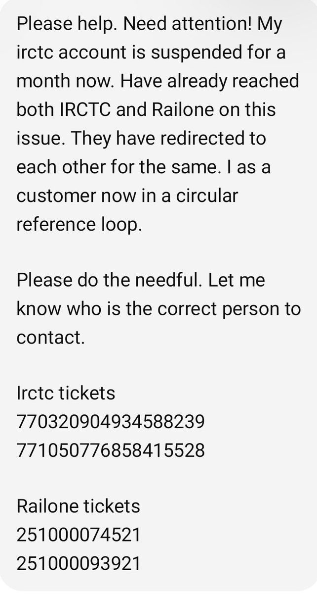 debasish106's tweet photo. @IRCTCofficial @RailMinIndia @RailwaySeva 
@AshwiniVaishnaw Sir https://t.co/fLh4v8rzHq