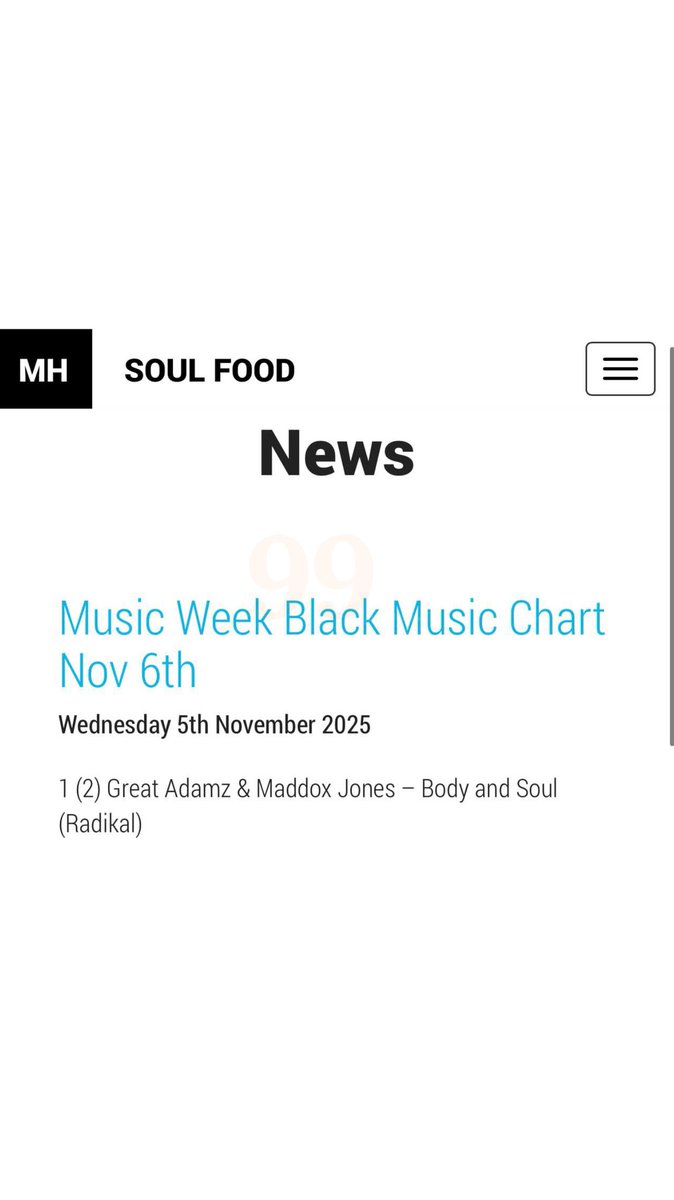 99Pluz's tweet photo. Yes, you read that right. @greatadamz is back at the top of the UK Black Music Chart, proving consistency, creativity, and pure talent always pay off.
Artist: @greatadamz @itsmaddoxjones
Campaign strategist: @nenyembakwe
#GreatAdamz #UKBlackMusicChart #No1Again #Afrobeats https://t.co/9lcKv1SmNQ