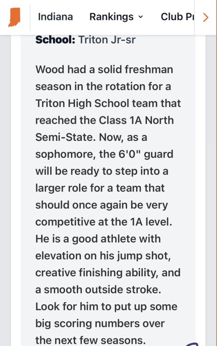 Brayden13056021's tweet image. Thanks for the write up @PrepHoopsIN. Looking foward to day 1.....

@CoachT_Heick @sdrabyn @_CoachHalstead  @CoachNateConley @tryfactor @coachscottheady @conlanmartin04 @CoachHowardXsOs @CharlieAErnst @Coach_Murph11 @Jared_Jauch @CoachSterl @CoachToddHoward @IWUHoops 
#2028class