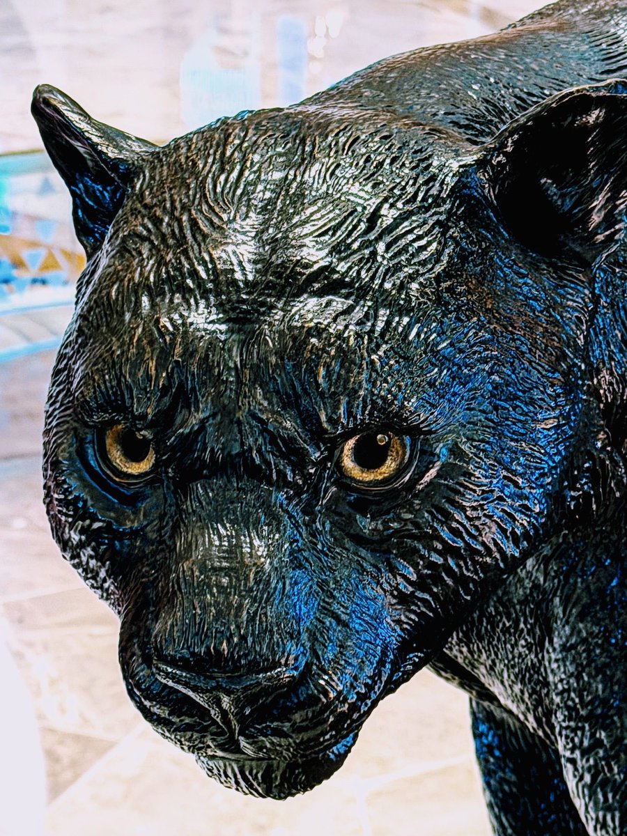 FIRST LOOK: Black Panther T'Challa in the Disney Destiny Grand Hall.

The new heroes-vs.-villains-themed cruise ship sets sail Nov. 20. We're on a preview voyage this week.

More photos from the ship: buff.ly/KNXW8s6