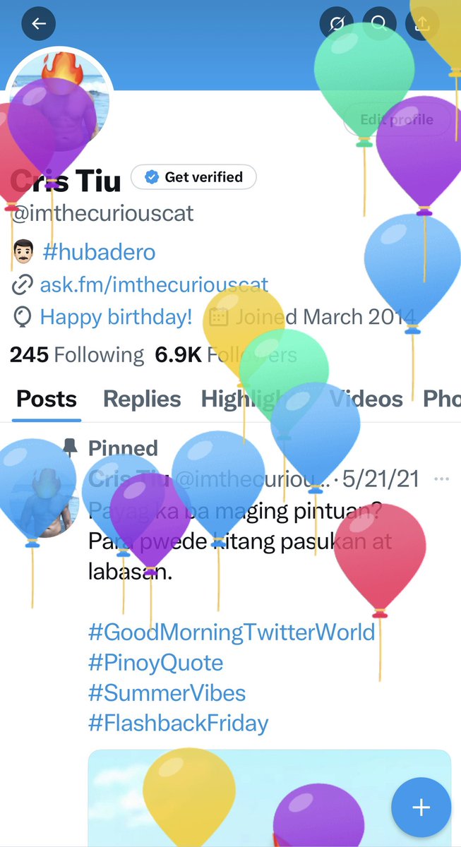 imthecuriouscat's tweet photo. Happy birthday 🎁 https://t.co/QlUmY7wsvK