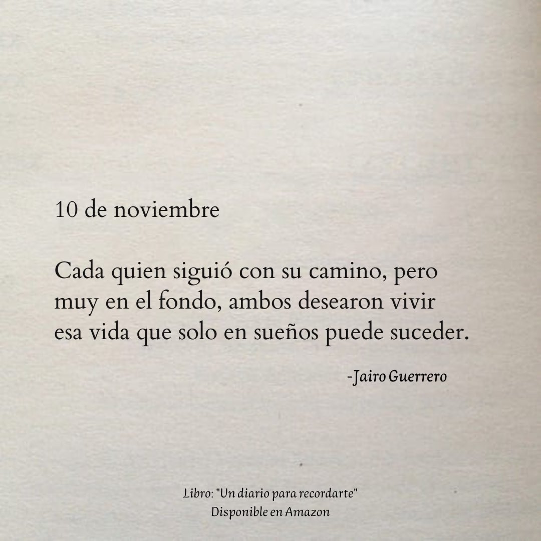 10 de noviembre. 🍂
